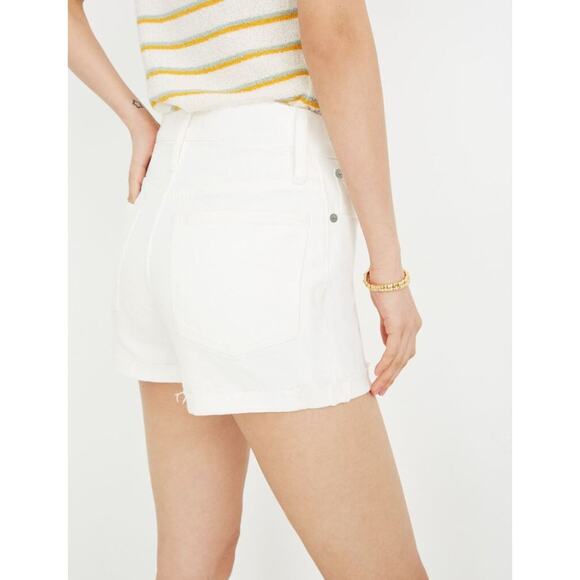 Madewell Pants - NWT! Madewell High-Rise Denim Shorts in Tile White SIZE-23